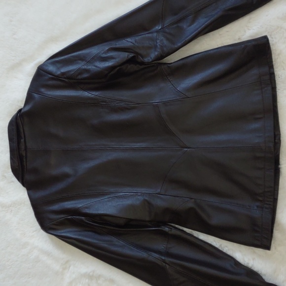 EXCELLED COLLECTION LEATHER JACKET. - Picture 10 of 17